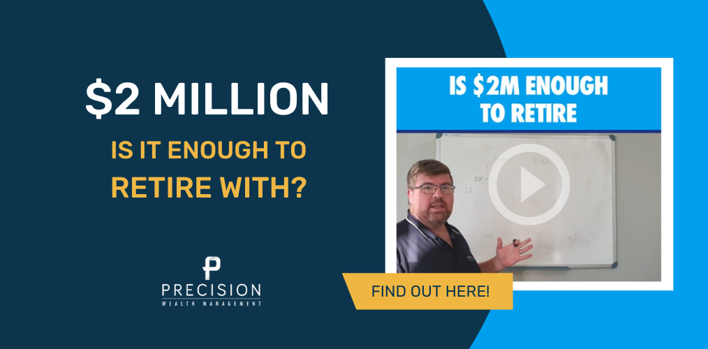 Is $2 Million Enough to Retire at 60 in Australia? Australian couple aged 60 reviewing retirement planning documents with financial adviser discussing $2 million retirement strategy