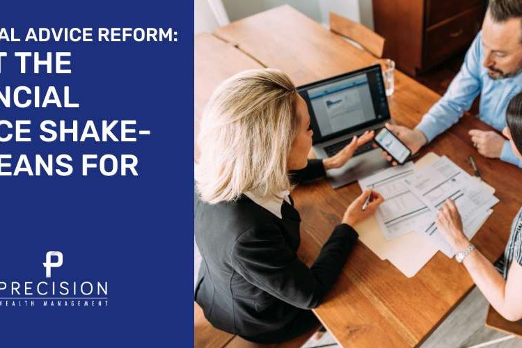 Hero image of Financial Advice Reform Blog Hero image of Financial Advice Reform Blog with couple being presented important financial advice from their financial advisor.