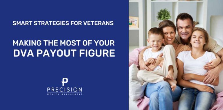 Making the most of your DVA payout figure Australian veteran family planning their DVA payout strategy with financial advisor