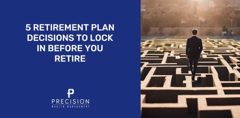 Businessman navigating retirement plan maze representing the complex decisions in the 5 years before retirement